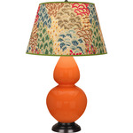 Double Gourd Table Lamp - Pumpkin / Fall Floral