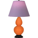 Double Gourd Table Lamp - Pumpkin / Lavender / Plum Lining