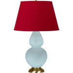 Double Gourd Table Lamp - Baby Blue / Rose Red / Ink Black Lining