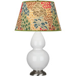 Double Gourd Table Lamp - Lily / Fall Floral