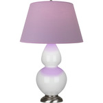 Double Gourd Table Lamp - Lily / Lavender / Plum Lining