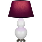 Double Gourd Table Lamp - Lily / Plum / Lavender Lining