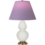Double Gourd Table Lamp - Lily / Lavender / Plum Lining