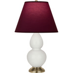 Double Gourd Table Lamp - Lily / Plum / Lavender Lining