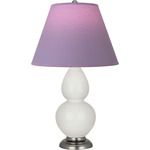 Double Gourd Table Lamp - Lily / Lavender / Plum Lining