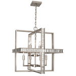 Diana Pendant - Antique Silver / Antiqued Mirror