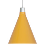 Bower Pendant - Yellow / Matte White