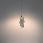 Harpe Pendant - White / Matte Black Nickel