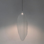Harpe Pendant - White / Matte Nickel