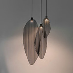 Harpe Multi Light Pendant - White / Matte Black Nickel