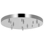 Round Multiport Canopy - Polished Nickel