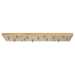 Rectangular Multiport Canopy - Hand Rubbed Antique Brass