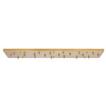 Rectangular Multiport Canopy - Hand Rubbed Antique Brass