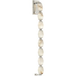 Collier Alabaster Wall Sconce - Polished Nickel / Alabaster