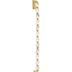 Collier Alabaster Wall Sconce - Hand Rubbed Antique Brass / Alabaster