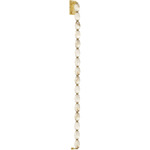 Collier Alabaster Wall Sconce - Hand Rubbed Antique Brass / Alabaster