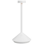 Moneta Short Rechargeable Table Lamp - Matte White