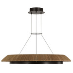 Noa Chandelier - Bronze / Natural