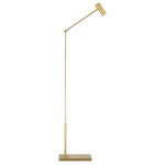 Ponte Floor Lamp - Hand Rubbed Antique Brass