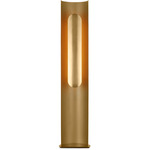 Shielded Floor Lamp - Hand Rubbed Antique Brass