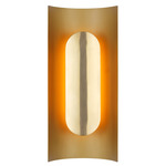 Shielded Wall Light - Hand Rubbed Antique Brass