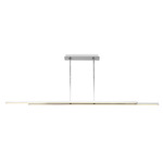 Stagger 2 Linear Pendant - Polished Stainless Steel