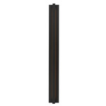Stagger Outdoor Wall Light With Backplate - Outdoor Black