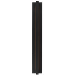 Stagger Outdoor Wall Light With Backplate - Outdoor Black
