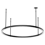 Stagger Ring Chandelier - Nightshade Black
