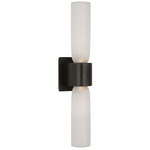Volver Wall Sconce - Bronze / Etched Glass