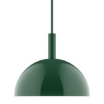Stack Ray Stem Pendant - Forest Green