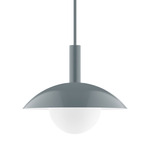 Stack Glow Stem Pendant Glass Globe - Slate Gray