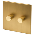 Tala Rotary Trailing Edge Dimmer - Brass