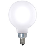 G16 Candelabra Base Globe 5W 120V Warm Dim 90CRI 4-PACK - Milky