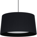 GT5 Pendant - Floor Model - Satin Nickel / Black Ribbon