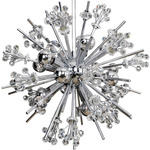 Constellation Pendant - Floor Model - Chrome / Firenze Clear