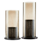 Dabney Hurricanes Set of 2 - Bronze / Smoke Seeded