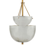 Colleen Chandelier - Antique Brass / Antique Mercury