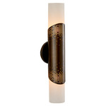 Exelsior Wall Sconce - English Bronze / White
