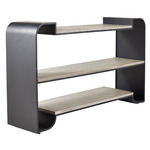 Epton Bookshelf - Blackened Bronze / Smoke