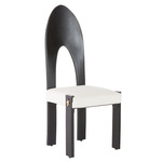 Durango Dining Chair - Ebony / White