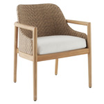 Chilton Outdoor Dining Chair - Blonde / Pearl