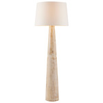 Elmhurst Floor Lamp - Whitewash / Off White
