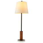 Conway Table Lamp - English Bronze / White