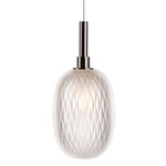 Metamorphosis Pendant - Anthracite / Clear