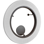 Roda Wall / Ceiling Light - Brown / White Translucent Ribbon