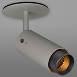 Exhaust Adjustable Spot Light - Stone / Smoked Bronze