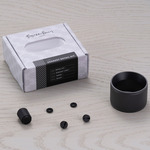 Exhaust Detail Kit with Cross Pattern Baffle - Black