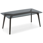 Pod Dining Table - Graphite / Smoke