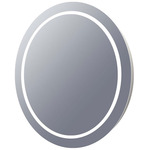 Mystique Round Lighted Mirror - Mirror / Frosted
